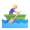 woman rowing boat